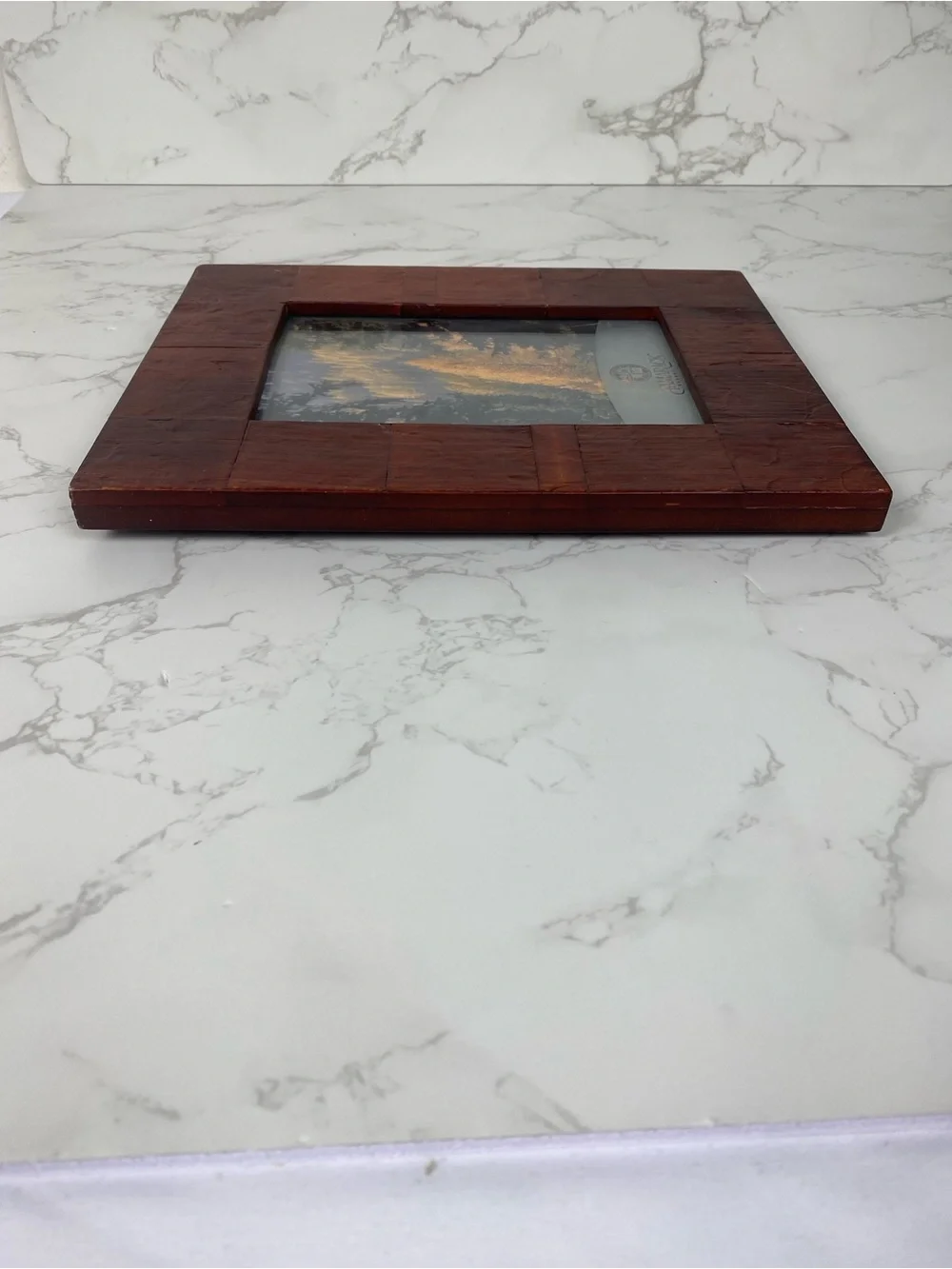 Rustic Brown Wood Photo Frame - Home Accents 5x7